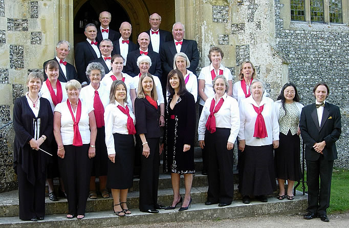 The Choir The choir on the steps of Northington Church